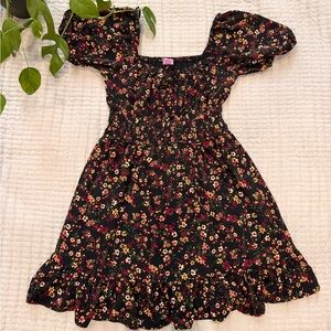 Mini floral dress